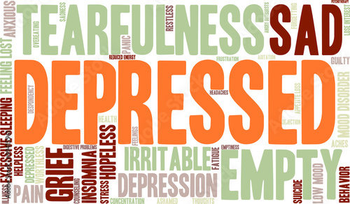 Depressed Word Cloud