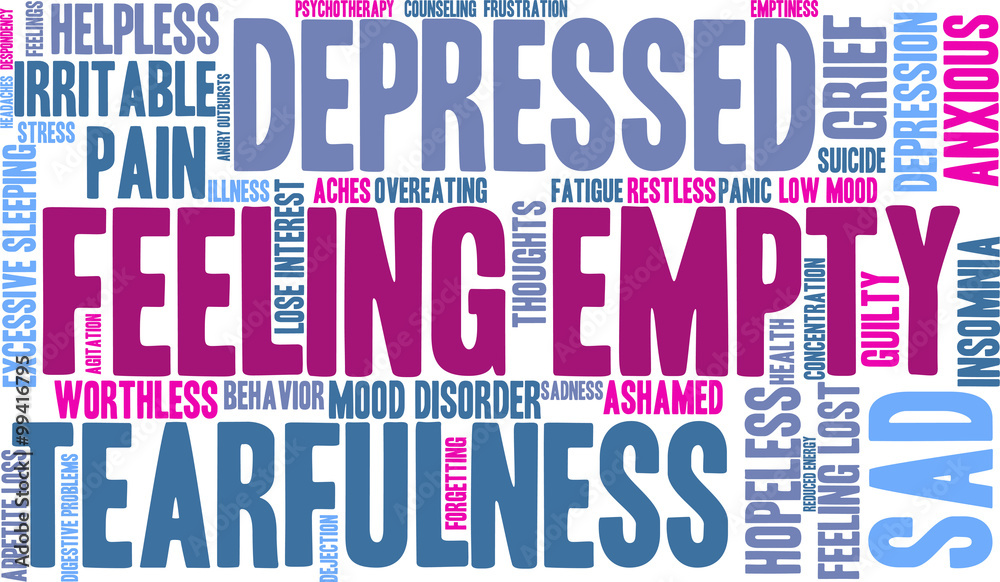 Feeling Empty Word Cloud