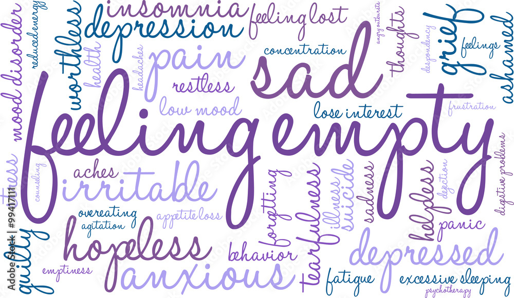 Feeling Empty Word Cloud Feeling Empty Word Cloud