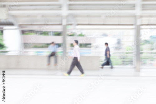 motion blur people walking © rottoro