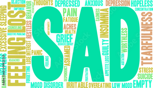 Sad Word Cloud