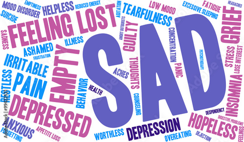 Sad Word Cloud