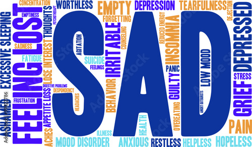 Sad Word Cloud