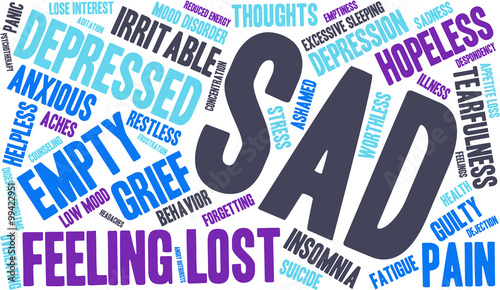 Sad Word Cloud