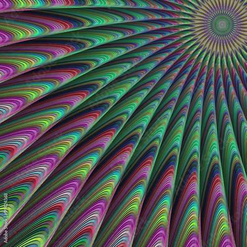 Colorful abstract fractal design background
