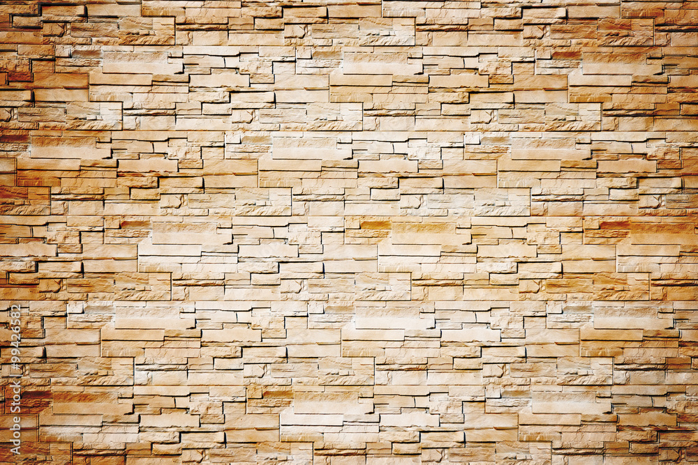 Fototapeta premium Pattern from decorative slate stone wall surface.