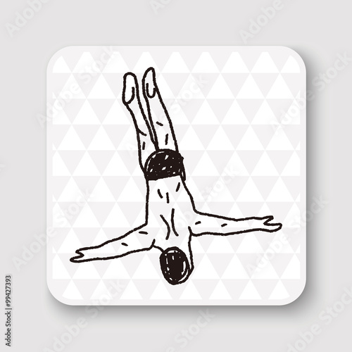 diving doodle