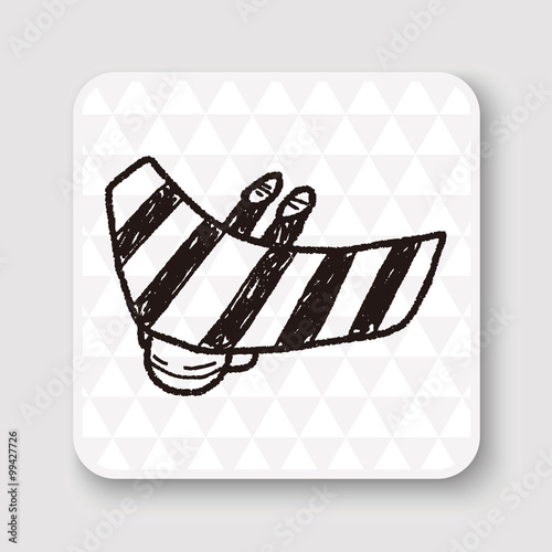 Hang gliding doodle