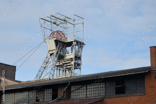 Obraz na płótnie Mineshaft (Zabrze in Poland) w salonie