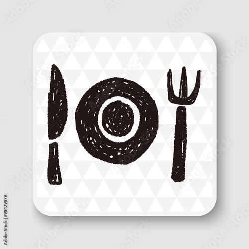 dishware doodle