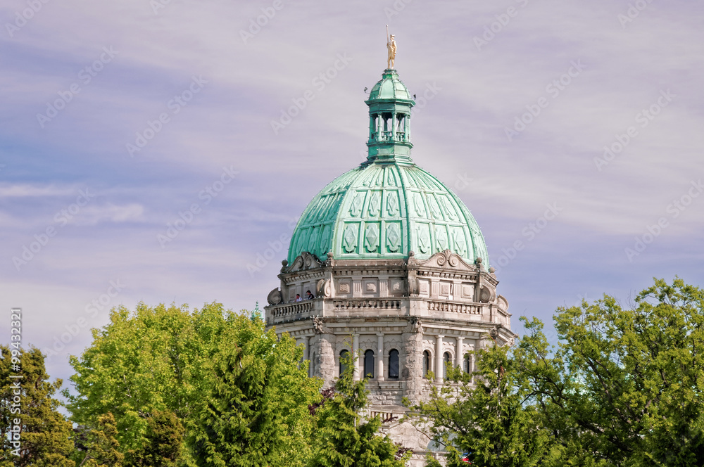 Kuppel des Parlamentsgebäudes von Victoria - Vancouver Island - Kanada