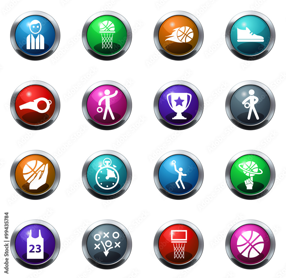 Basketball Icons set