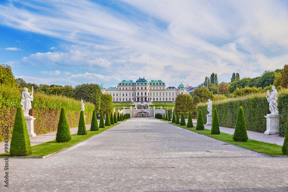 Obraz premium Upper Belvedere. Main palace complex Belvedere.Vienna. Austria.