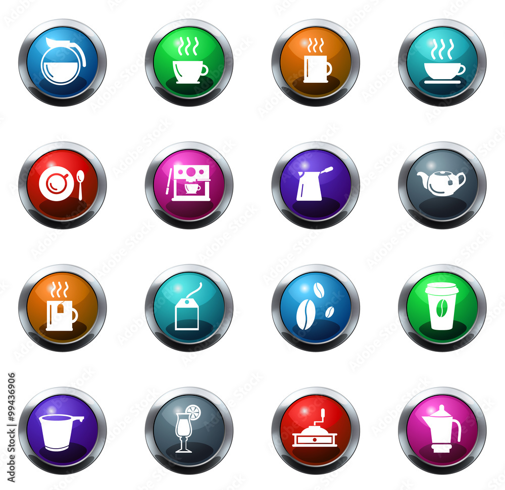 Cafe icons set Cafe icons set