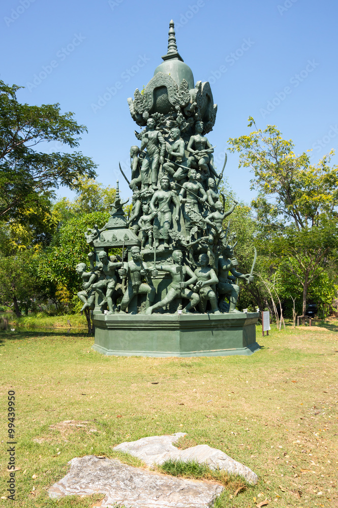Obraz premium Statue in Mueang Boran