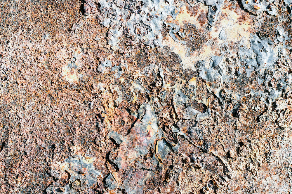 texture of cracked paint on rusty metal texture of cracked paint on rusty metal