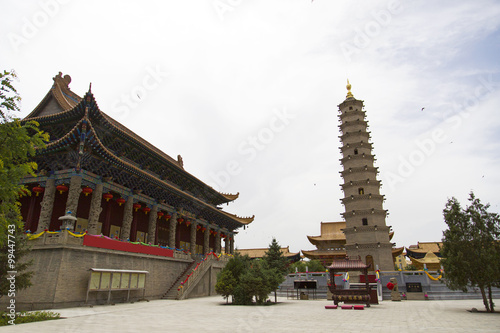 Luoshi Temple in Gansu province, China
