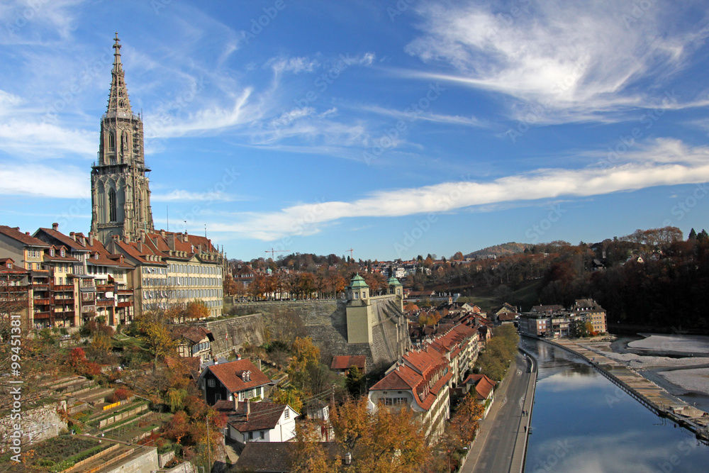 Naklejka premium schweiz altstadt von bern 