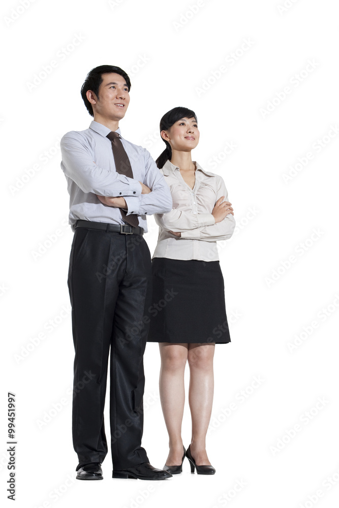 Business Colleagues Looking Into the Future Business Colleagues Looking Into the Future