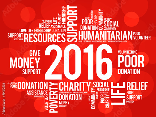 2016 help word cloud concept background