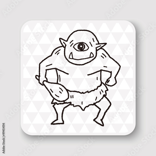 giant ogre doodle