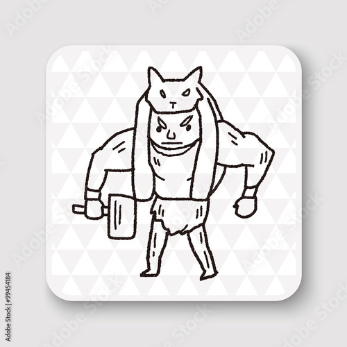 giant ogre doodle