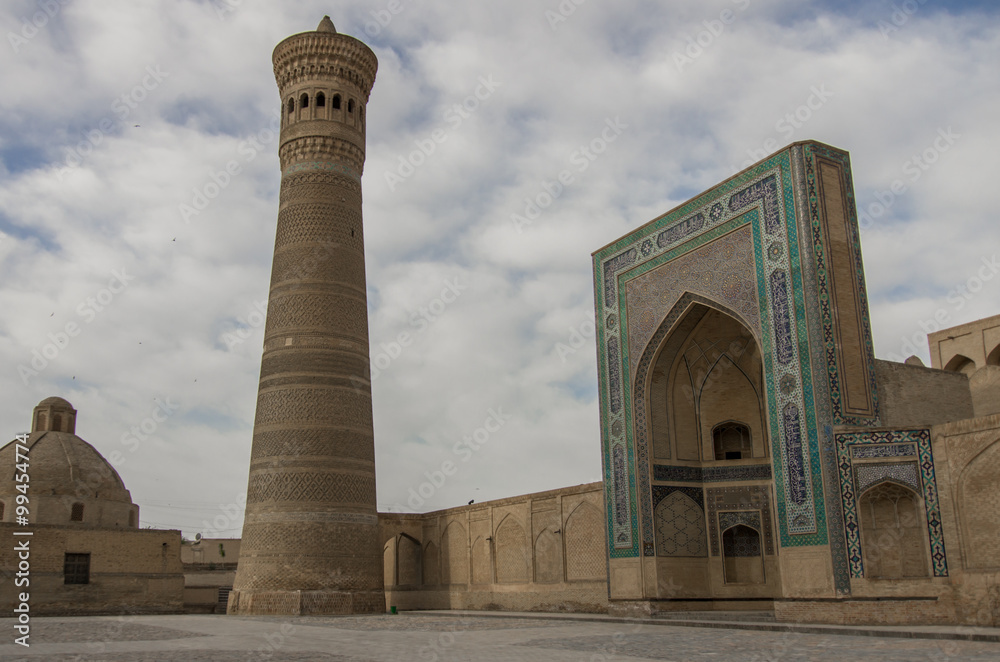 Kalon minaret and mosque in Bukhara