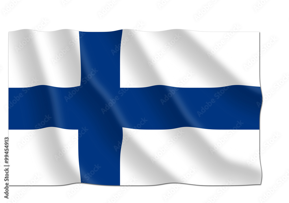 Obraz premium finnland flag