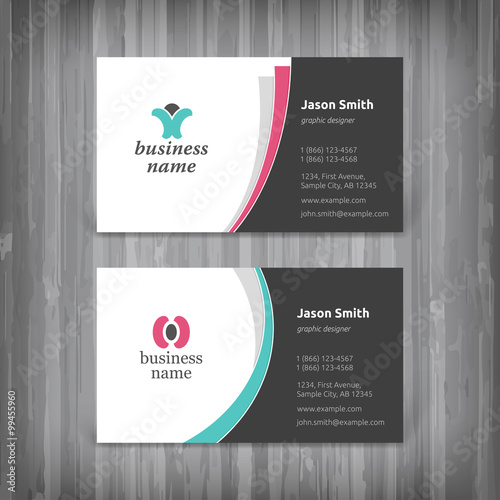 Business card template