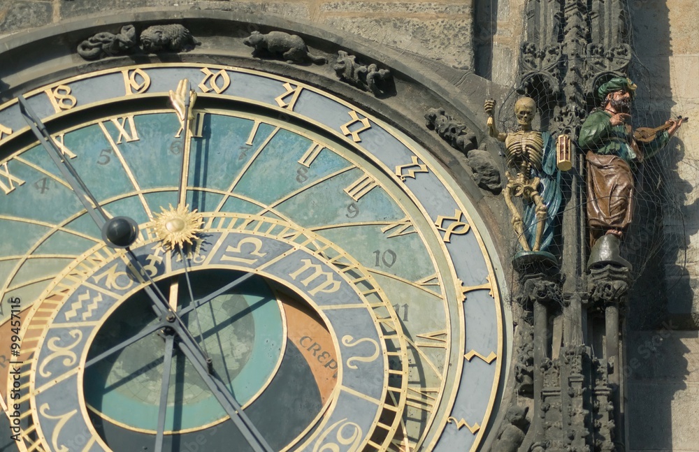 Ancient clock.