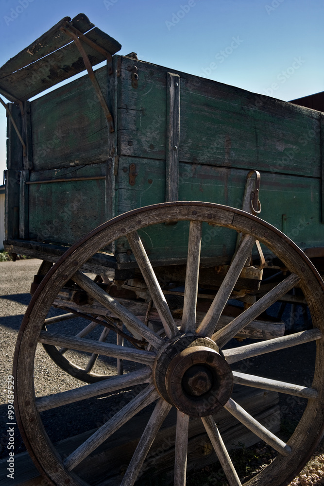 Antique wagon in Arizona