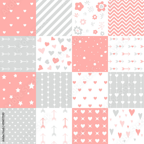 Seamless pattern Valentine's day