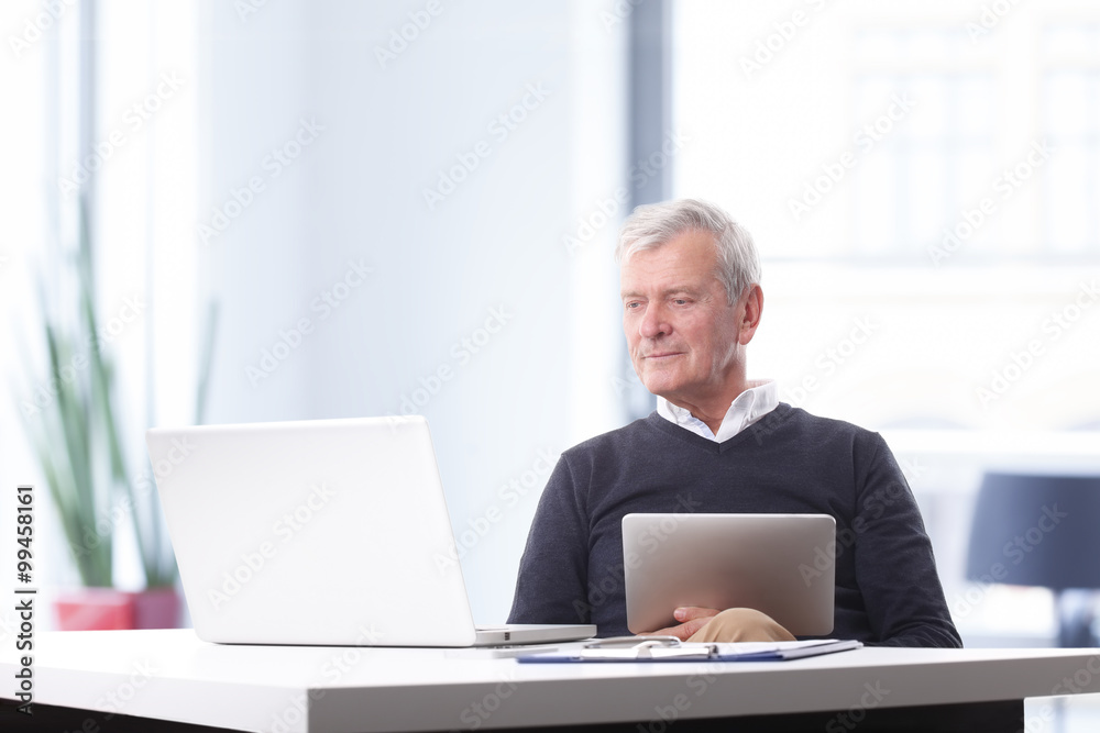 Senior businessman portrait Senior businessman portrait
