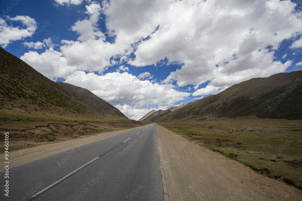 Road in Tibet, China