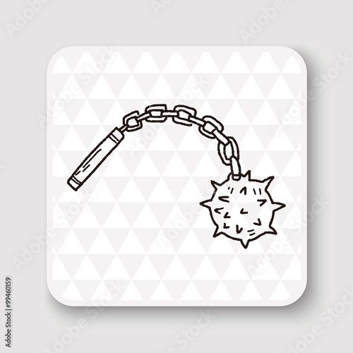 iron mace doodle