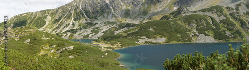 Fototapeta Naklejka Na Ścianę i Meble -  Mountain panoramic view, Valley of five lakes