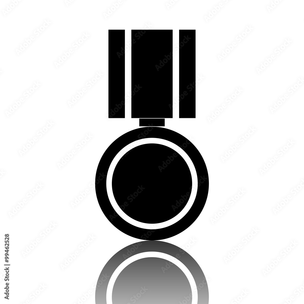 Medal icon. Vector illustration Medal icon. Vector illustration