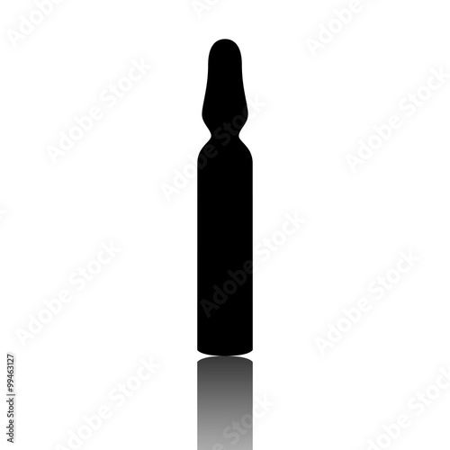 Medical ampoule icon - Vector 