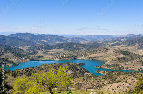 View of Siurana Dam Lake, Spain