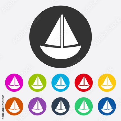icon of fashion, style, sailing ship