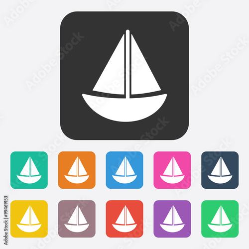 icon of fashion, style, sailing ship