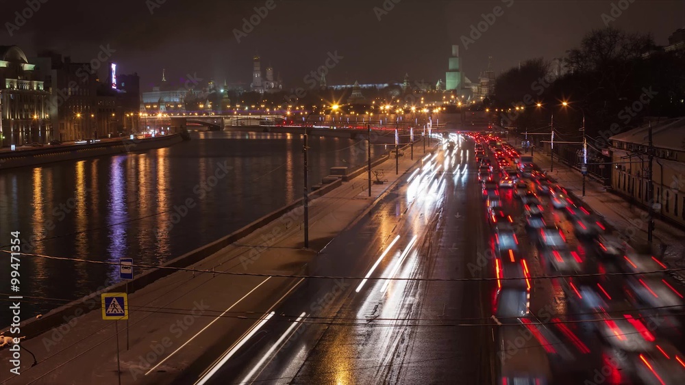 Вид на московский Кремль