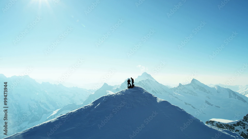 Aerial Switzerland travel Top Of The World sport mountain Alps 