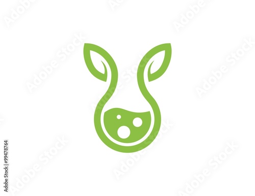 Chemical leaf logo