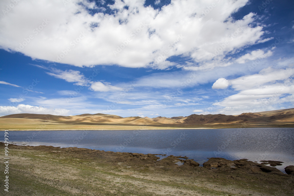 Namu Lake in Tibet, China