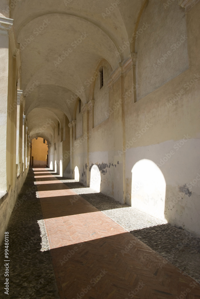 Ancient arcades passageway