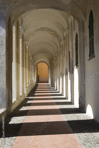 Ancient arcades passageway
