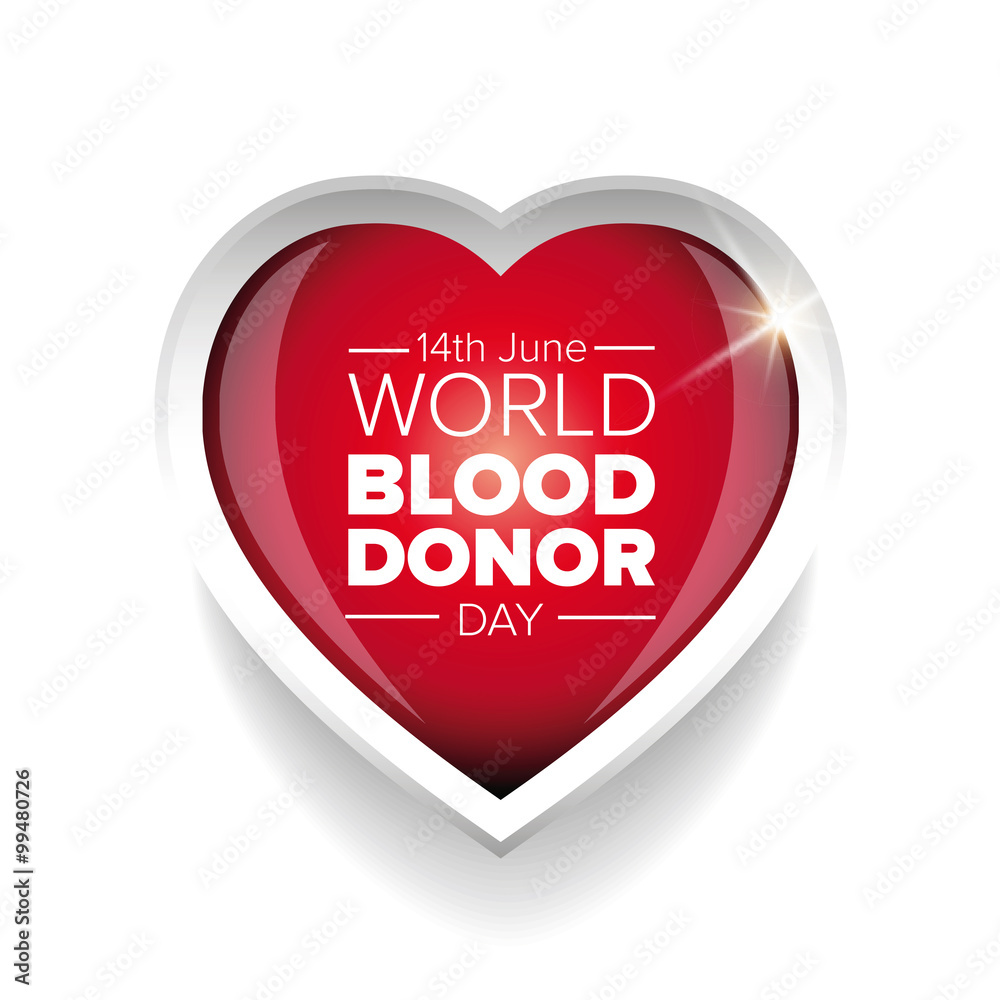 World blood donor day-June 14th. vector World blood donor day-June 14th. vector