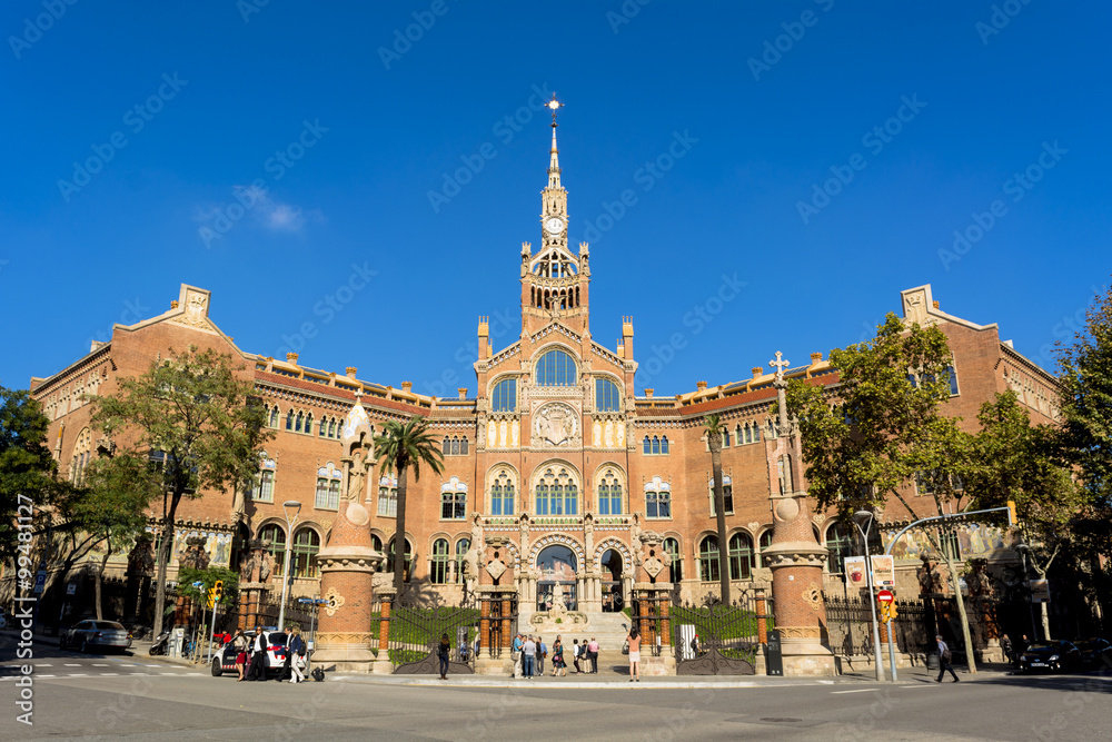 バルセロナのサン・パウ病院