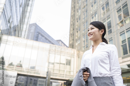 Konstfotografi Confident young businesswoman